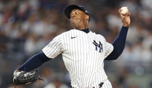 Chapman El cerrador Aroldis Chapman no ha lanzado desde el 19 de agosto.