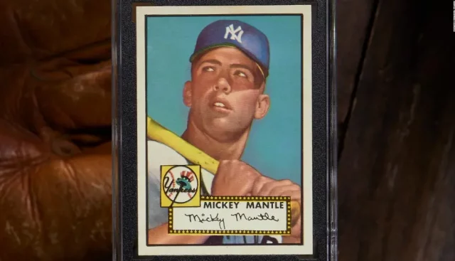 Mantle Es un milagro que esta tarjeta de Mantle haya permanecido en ese estado.