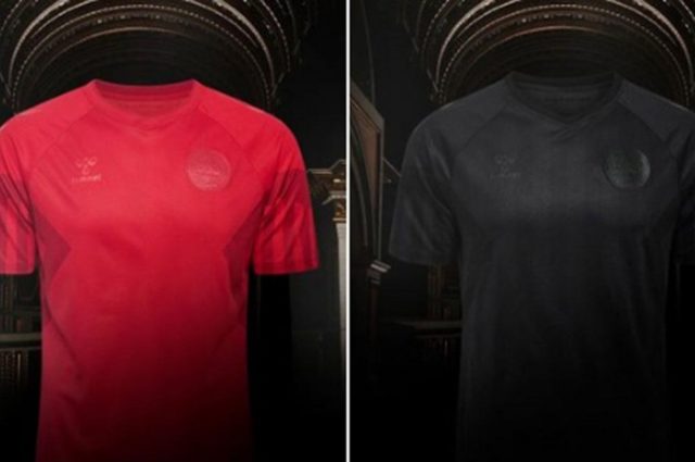Camiseta Diseño de las camisetas que lucirá la selección de Dinamarca en Catar.