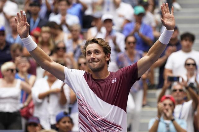 Casper Casper Ruud sigue sumando triunfos en el US Open.