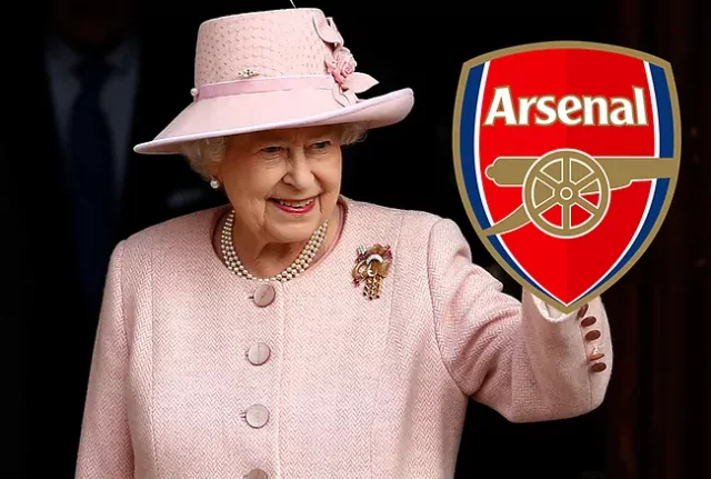 La reina Isabel II era seguidora del Arsenal.