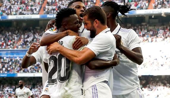 Madrid El conjunto blanco evidencia mucha fuerza en el segundo tiempo.