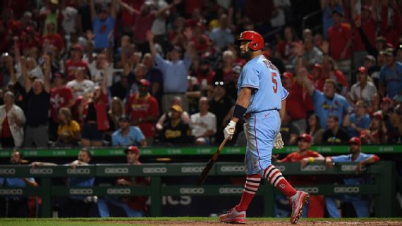 Pujols El balazo de Albert Pujols fue de 418 pies.