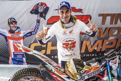 Toni Bou ha alcanzado la cifra de 32 títulos de Trial de forma consecutiva.