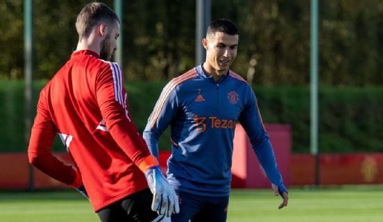 CR7 Cristiano Ronaldo se reintegró a los entrenamientos del United.