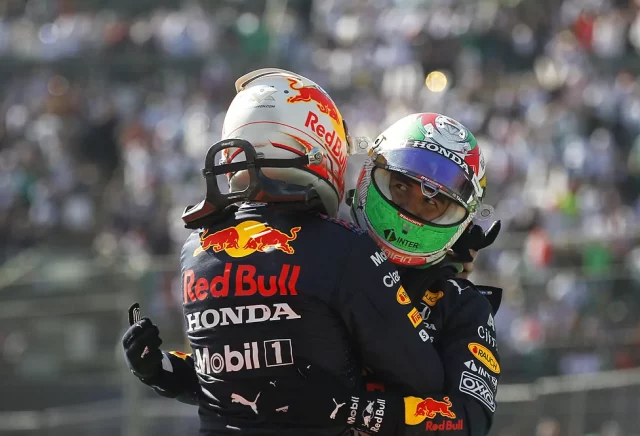 Checo Checo Pérez quedó tercero en el GP de México en el 2021.