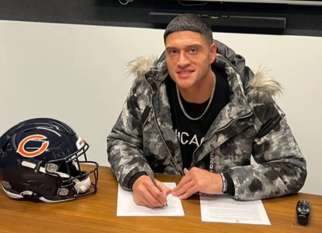 Chileno Reyes está en su segunda temporada en la NFL.