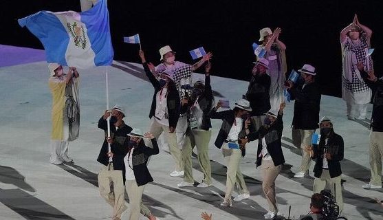 Guatemala La delegación guatemalteca durante los Juegos Olímpicos de Tokio.