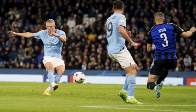 Haaland Haaland firma un doblete y Guardiola se da el lujo sacarlo para dosificarlo.