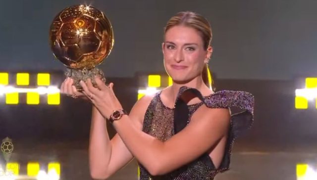 Putellas La capitana del Barcelona repite como ganadora del Balón de Oro.