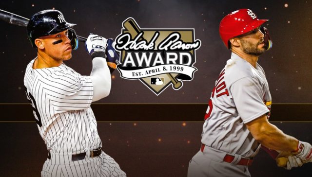 Hank Judge de los Yankees y Goldschmidt de los Cardenales, galardonados.