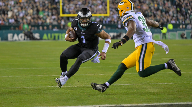 Jalen Hurts tuvo otra actuación sobresaliente.