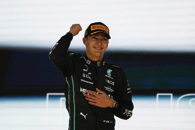 Russell George Russell gana el GP de Brasil y acaba con la sequiía de Mercedes.