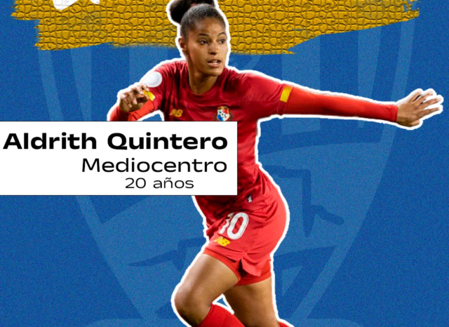 Aldrith Aldrith Quintero, segunda panameña que juega en el equipo.