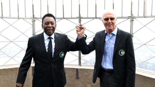 Amigos Pelé y Beckenbauer fueron grandes amigos,