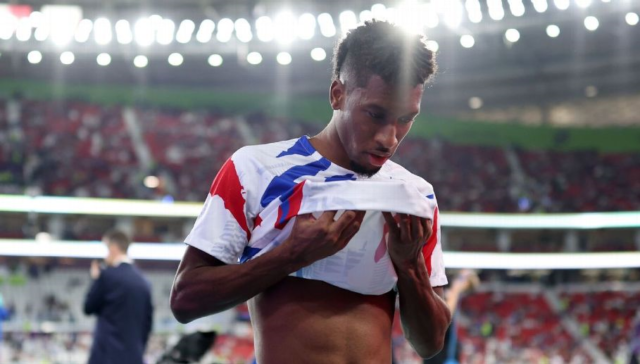 Coman Kingsley Coman, el tercer jugador de Francia que se contagió de un virus.