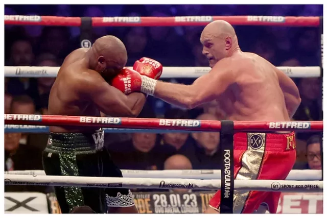 Tyson Fury vapuleó a Derek Chisora y lo sacó en el décimo asalto.