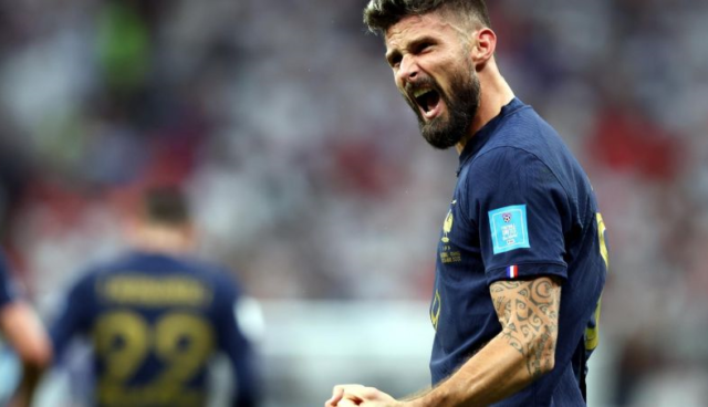Giroud Oliver Giroud anotó de cabeza el gol del triunfo de Francia.