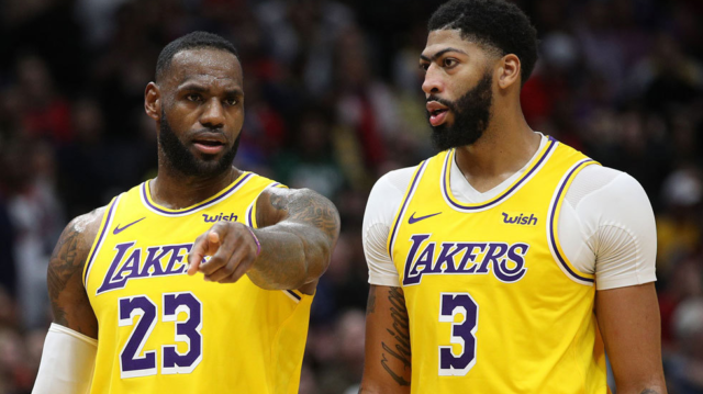 LeBron y Davis serán bajas por los Lakers ante los Toronto Raptors.