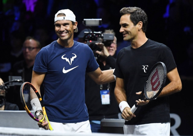 Nadal y Federer, en la última Laver Cup.
