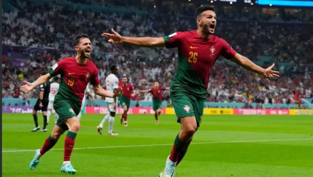 Ramos Gonçalo Ramos, quien fue titular por Cristiano Ronaldo anotó tres veces.