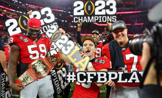 Bulldogs Es el primer equipo en repetir desde que Alabama lo hizo en 2010 y 2011.