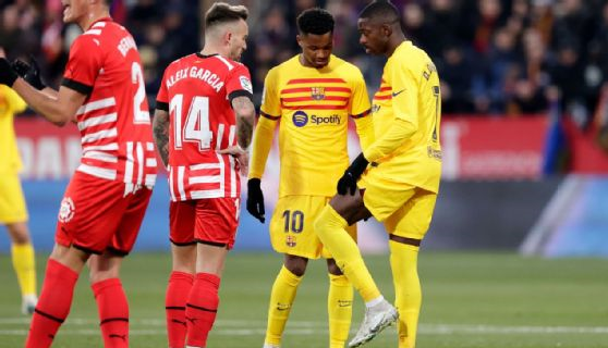 Dembele Dembélé sufrió el percance en el minuto 26 ante el Girona.
