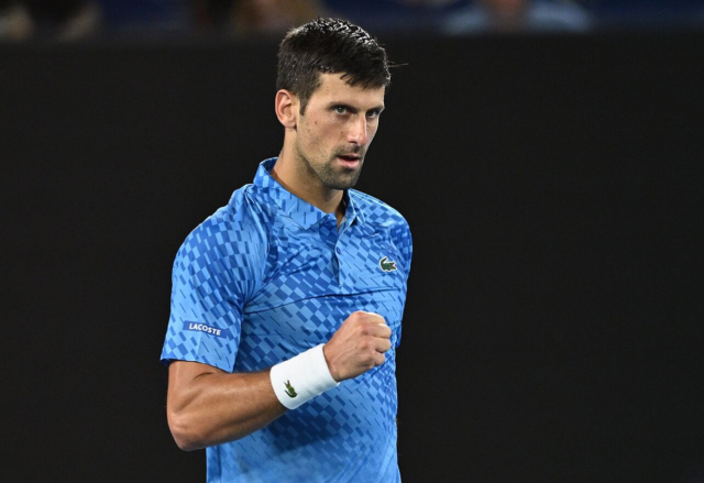 Djokovic Es la primera vez que el serbio deja escapar un set en el torneo.
