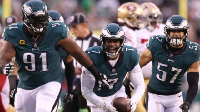 Eagles Engles dominaron todo el partido y los 49ers solo pudieron empatar en el segundo cuarto.