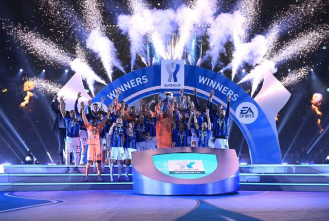 Inter El Inter arrasa al Milan gana y tiñe la Supercopa de 'nerazzurro'.