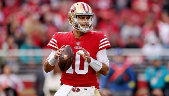 Jimmy La recuperación de Garoppolo no presiona a Shanahan para que éste vuelva.