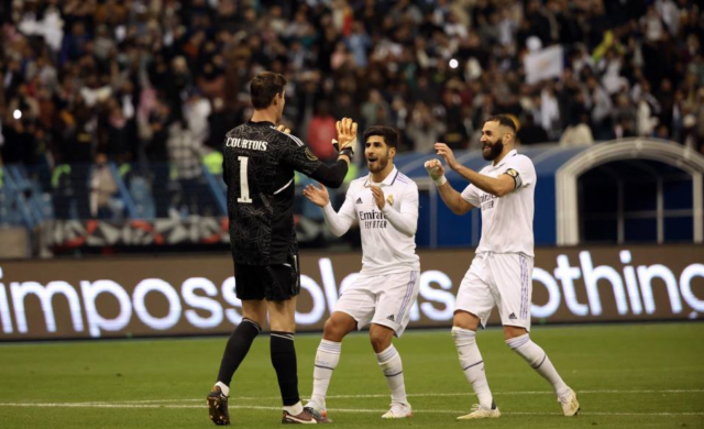 Madrid Courtois una vez más fue el héroe por el Madrid, hoy en la tanda de penales.