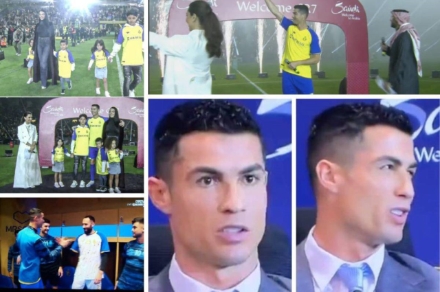 Ronaldo Cristiano fue presentado de forma oficial con el Al Nassr de Arabia Saudita.