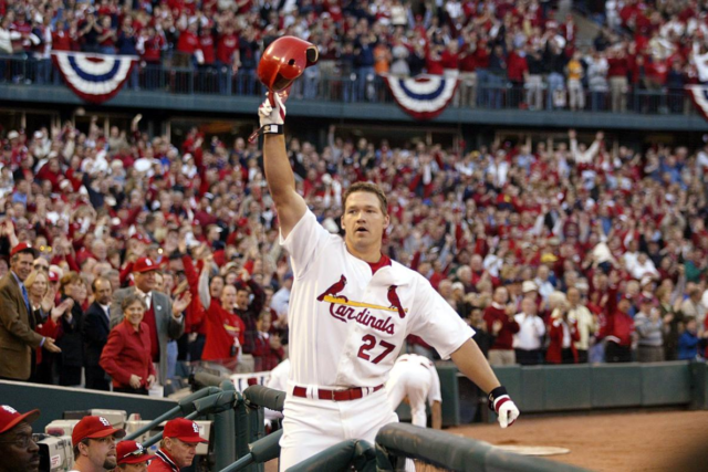 Scott Rolen ganó la Serie Mundial con los Cardenales en el 2006.