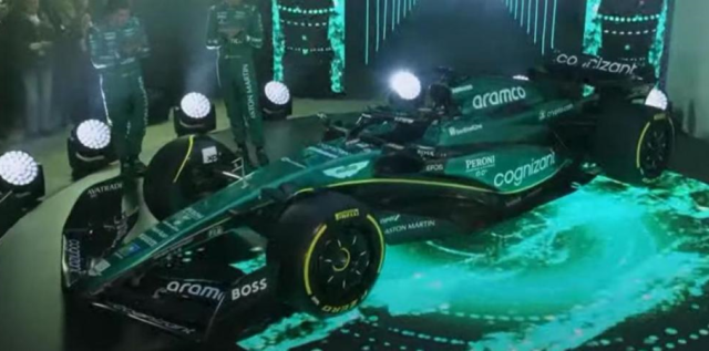 Así luce el nuevo coche de Alonso.