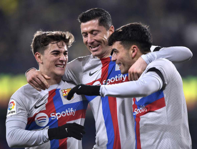 Pedri anotó el único gol y del triunfo del Barcelona.