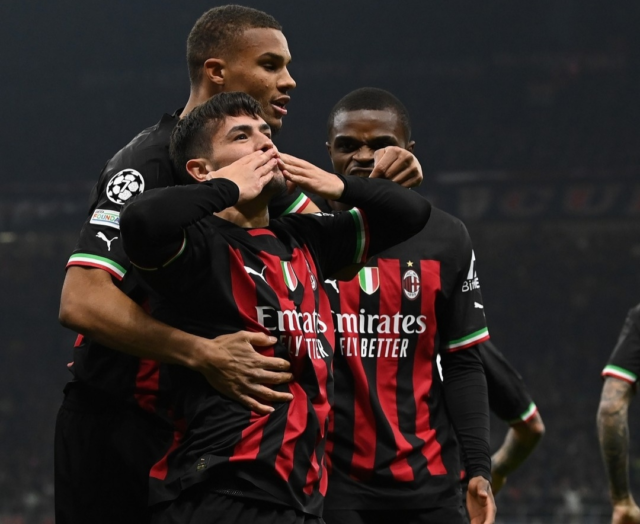 Brahim Brahim Díaz anotó temprano el gol que le dio la victoria al Milan.