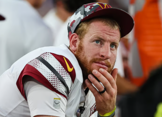 Carson Wentz llegó a Commanders en el mercado de 2022.