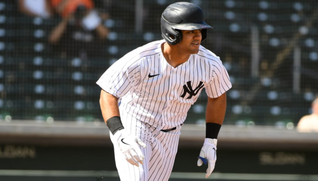 Dominguez Domínguez, quien cumplió 20 años este martes, batea .266.