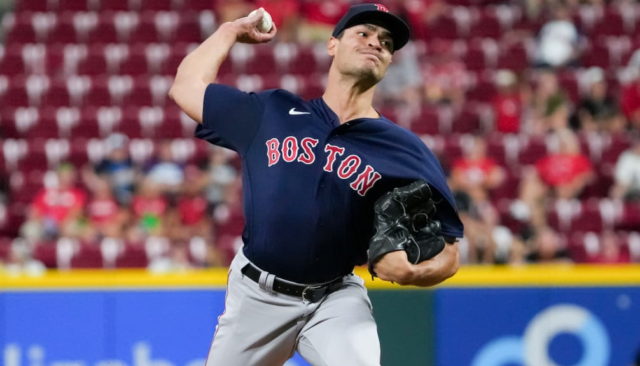 German Germán fue el lanzador del Mes de Liga Menor de los Medias Rojas en el 2022.