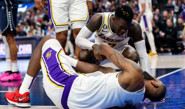 La lesión de LeBron viene en el peor momento de la temporada.