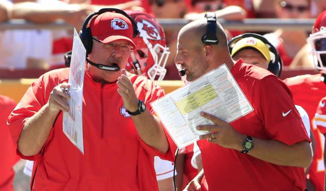 Nagy fue promovido a coordinador ofensivo de los Chiefs tras la partida de Bieniemy.