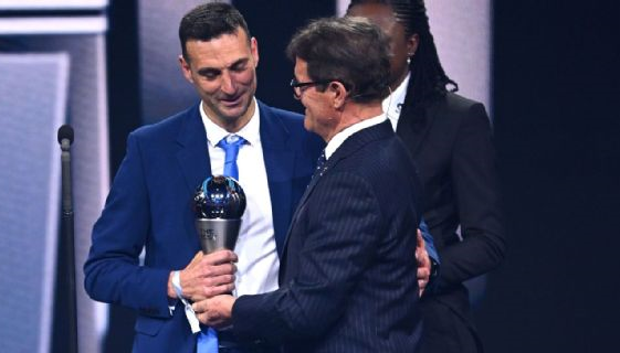 Scaloni superó en las votaciones a Carlo Ancelotti y Pep Guardiola.