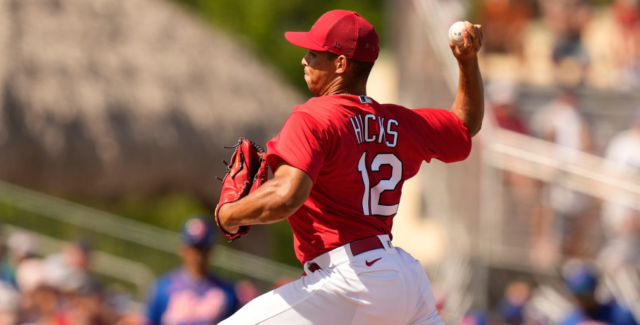 Hicks El lanzallamas de los Cardenales, Jordan Hicks.