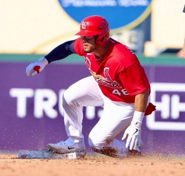 Herrera remolcó una carrera y es receptor de los Cardenales como mejor promedio al bate.