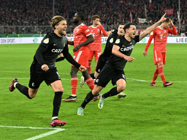 Frib Lucas Höler anotó el gol histórico del triunfo de Friburgo ante el Bayern.