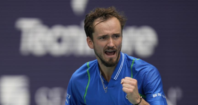 Daniil Medvedev, campeón de Miami y sigue en la buena.