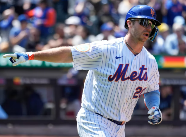 Alonso Pete Alonso pegó su jonrón 16 de la temporada.