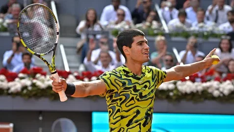 Carlito Alcaraz cumple 20 años y buscará revalidar su título en Madrid.
