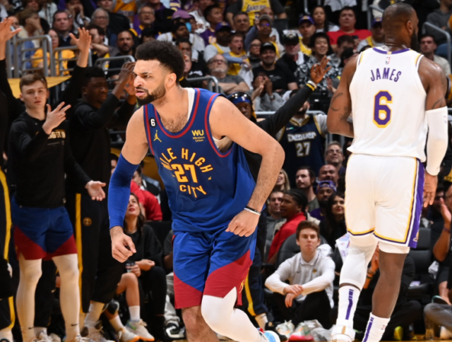 Nuggets Jamal Murray brilló nuevamente con 37 puntos por los Nuggets.